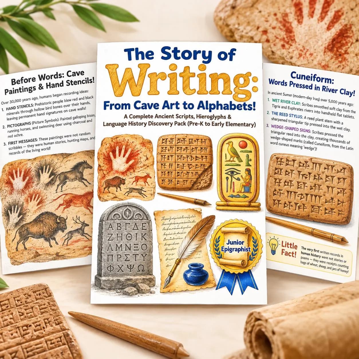 The Story of Writing Workbook for Kids