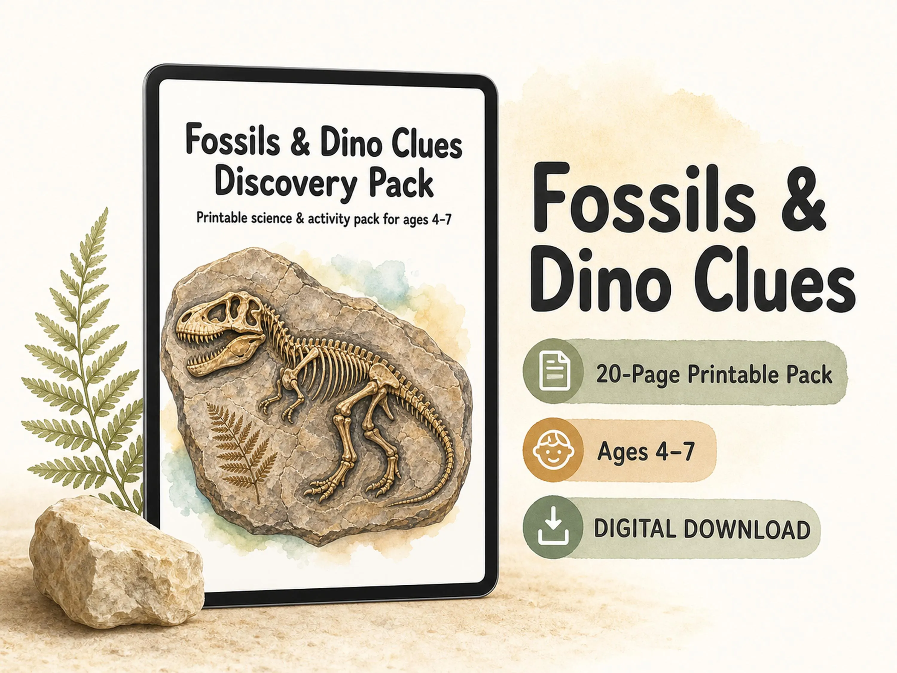 Fossils & Dino Clues Discovery Pack