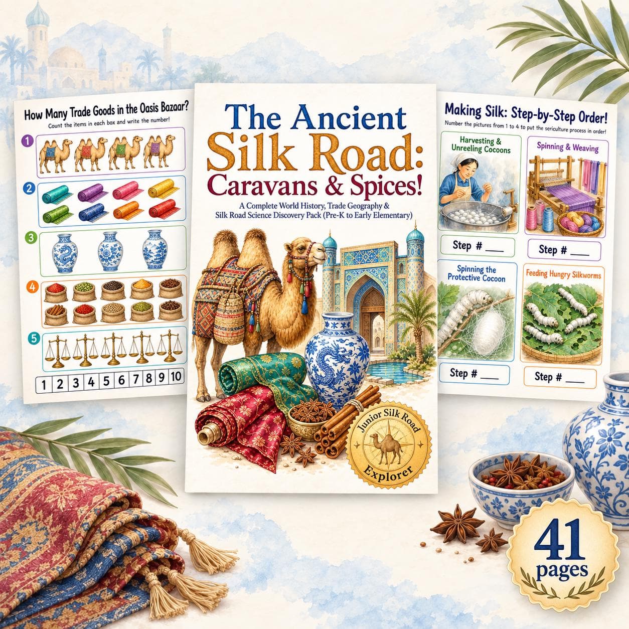The Ancient Silk Road: Caravans & Spices