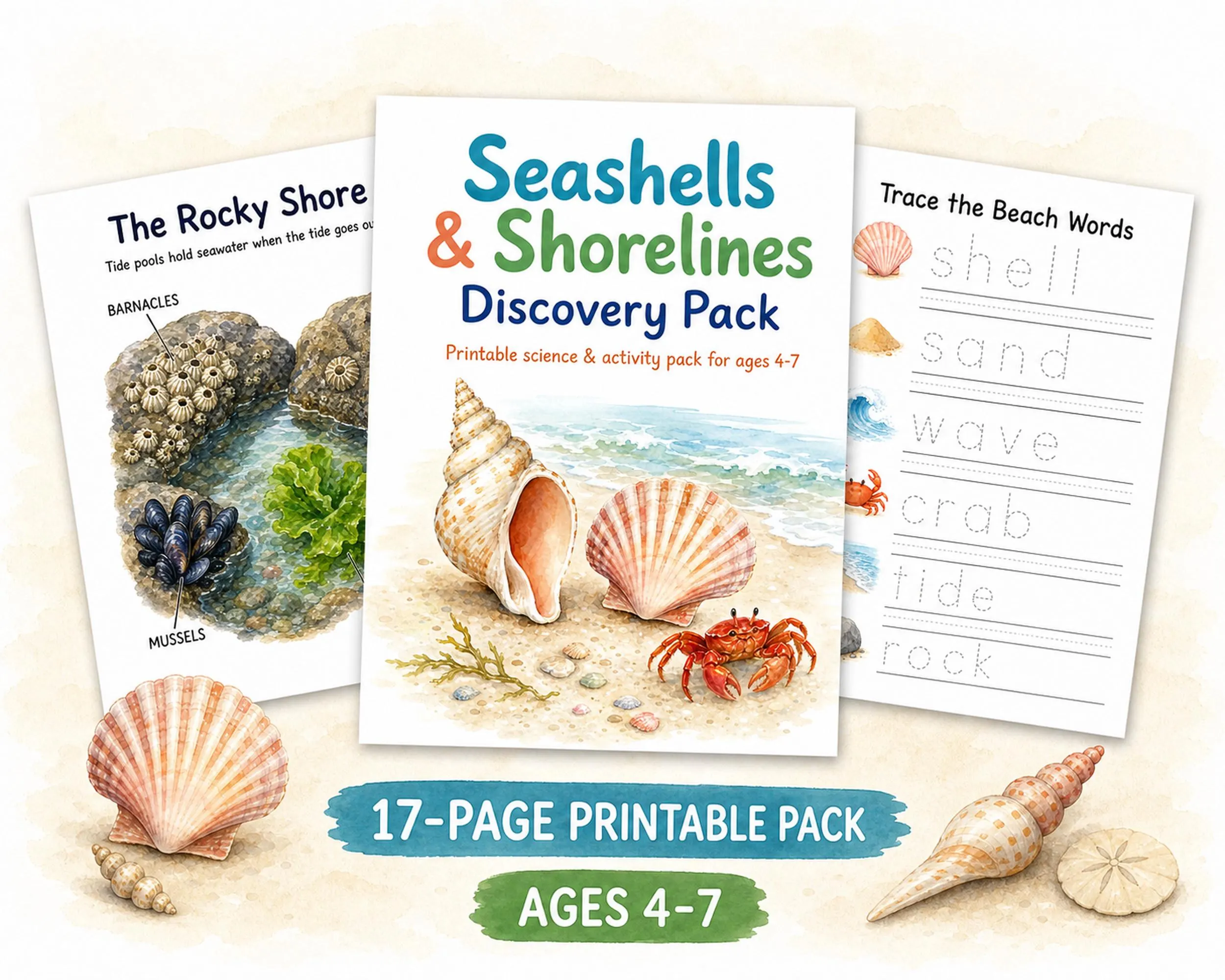 Seashells & Shorelines Discovery Pack