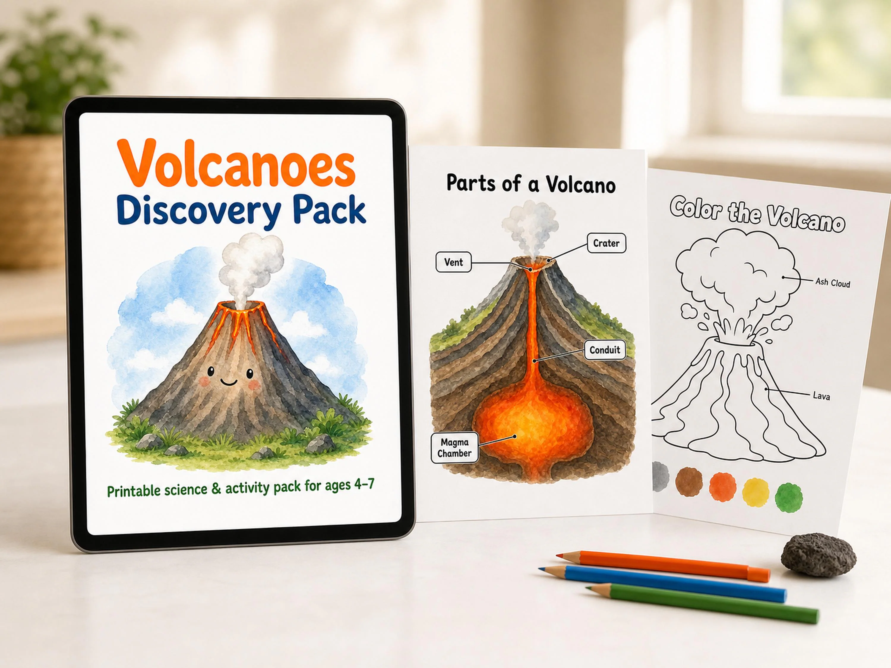 Volcanoes Discovery Pack