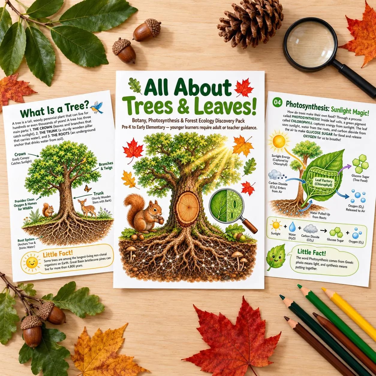 All About Trees, Leaves & Photosynthesis