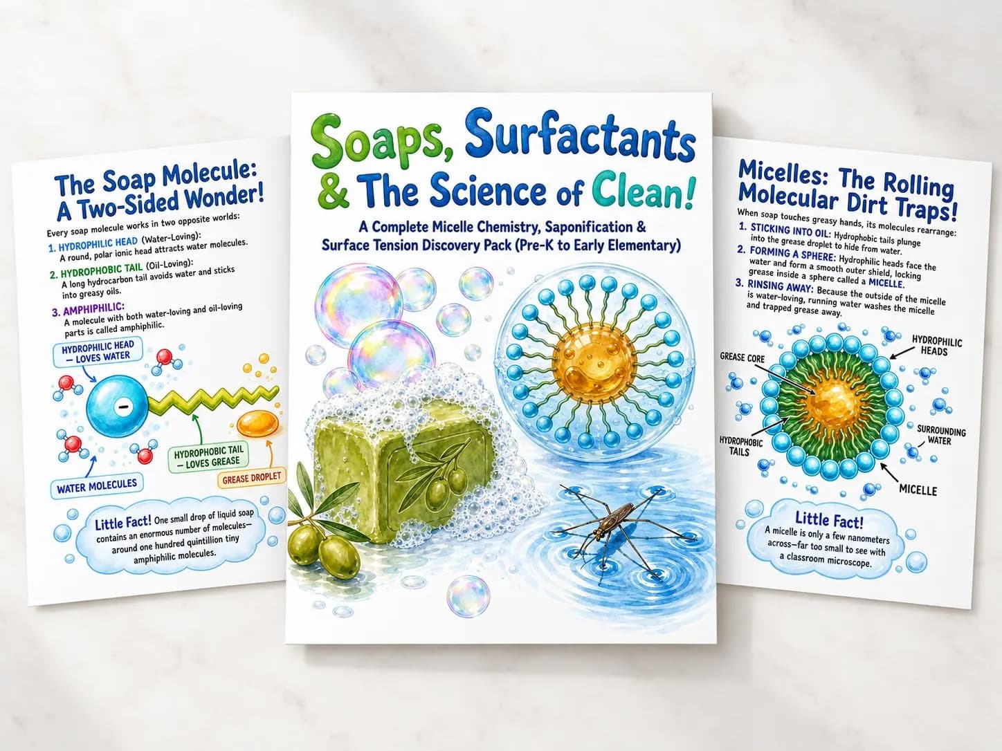 Soaps, Surfactants & the Science of Clean