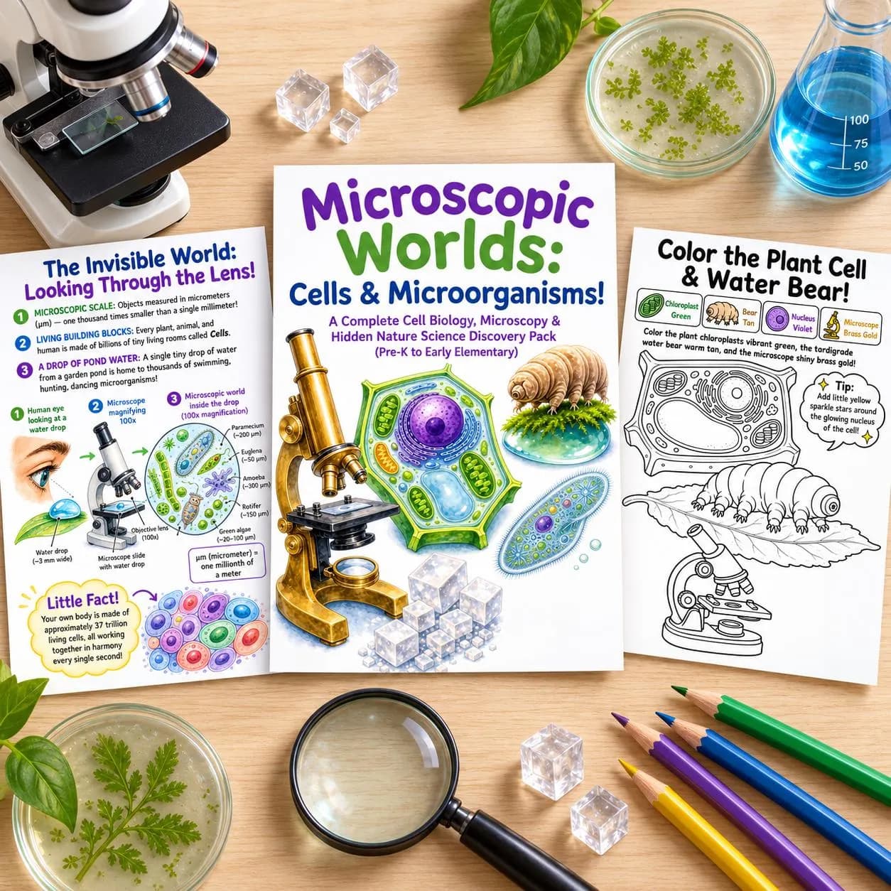 Microscopic Worlds: Cells & Microorganisms