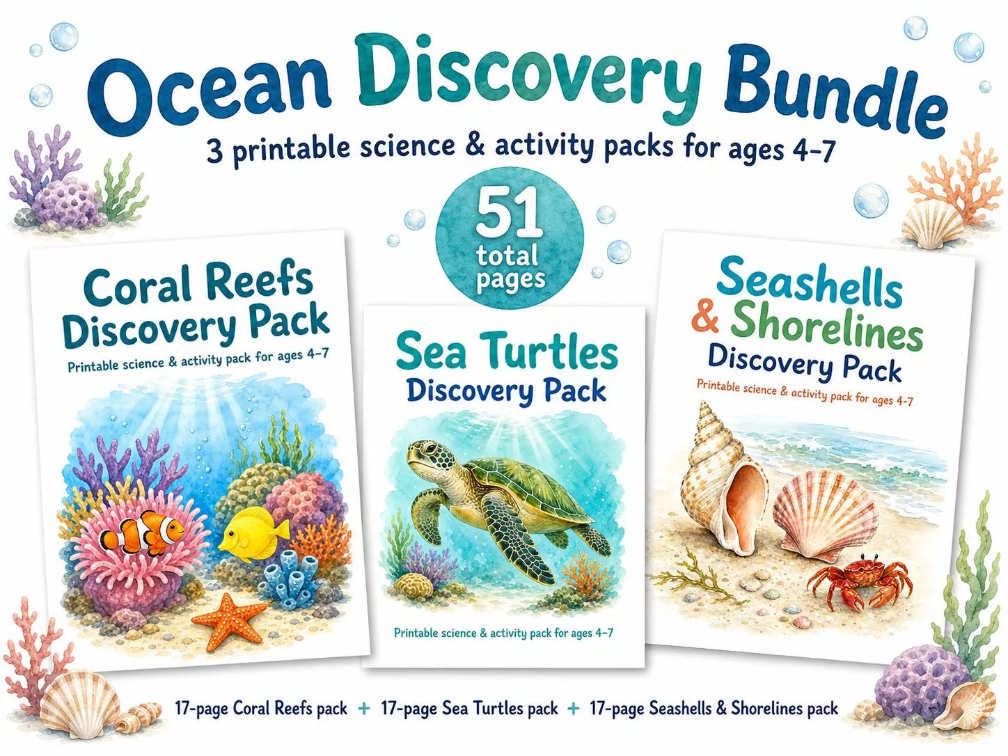Ocean Discovery Bundle for Kids