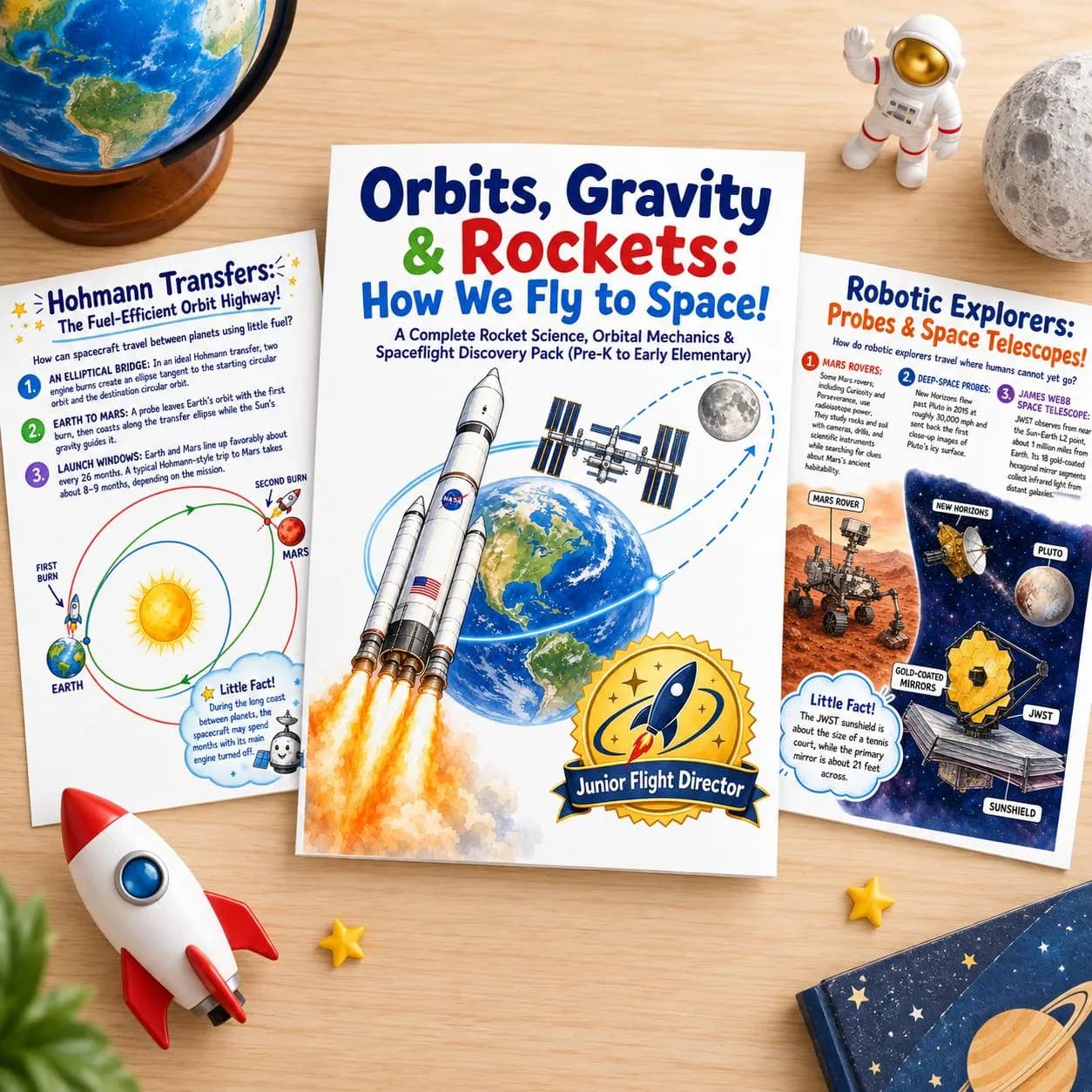 Orbits, Gravity & Rockets
