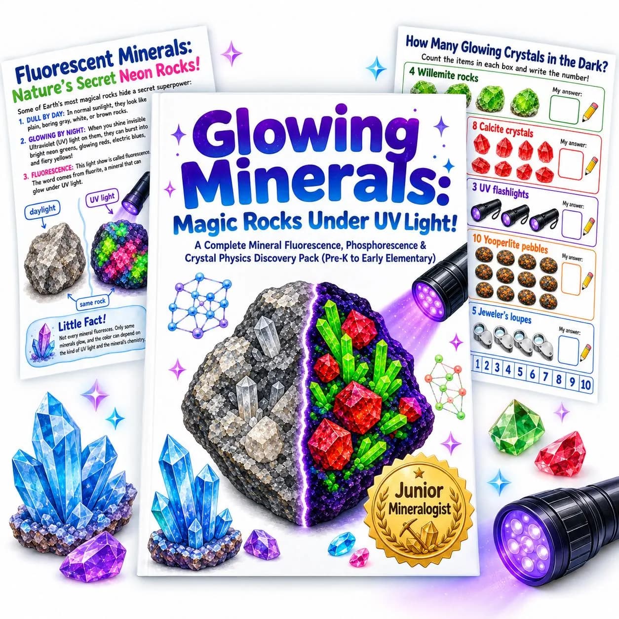 Glowing Minerals & UV Light