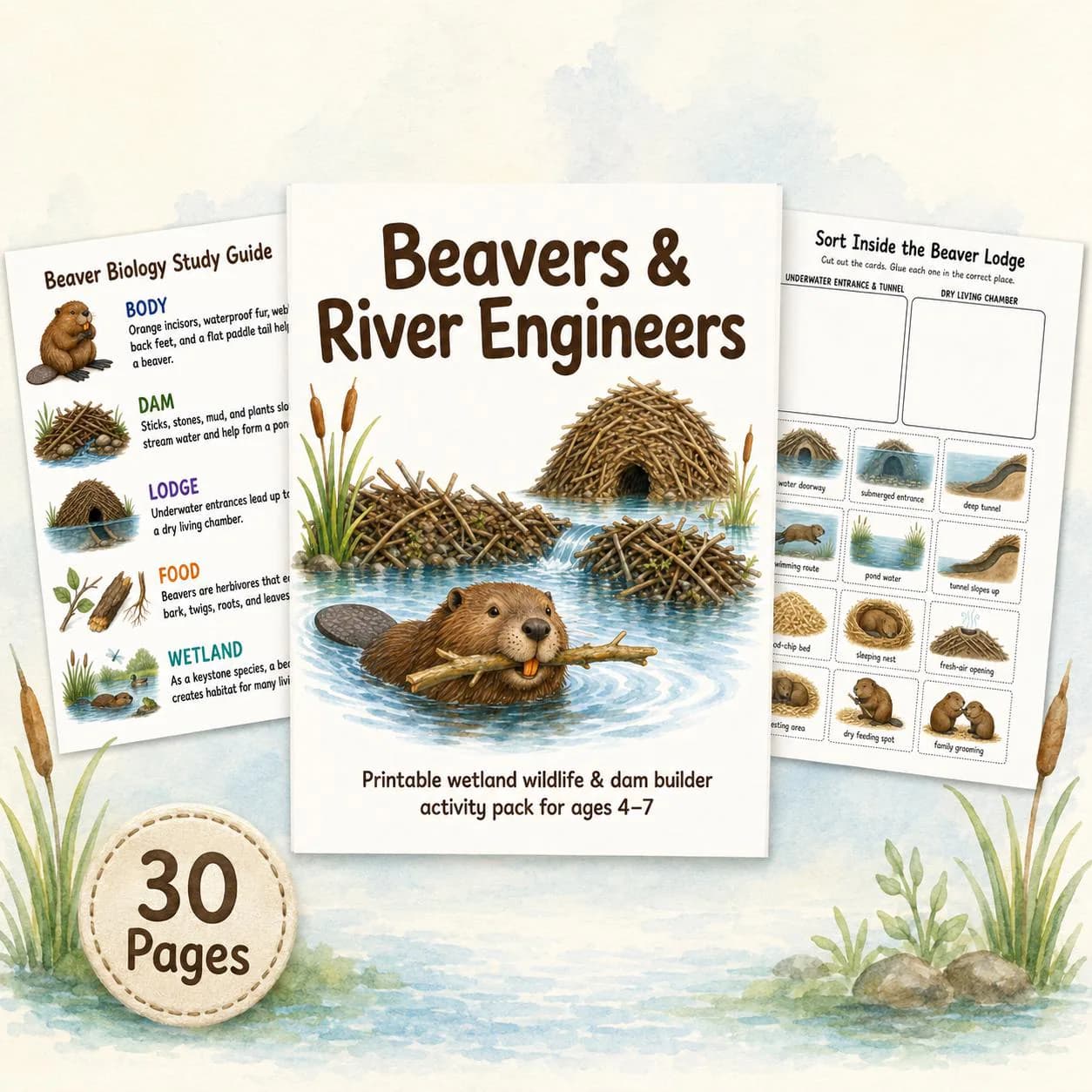 Beaver Activity Pack
