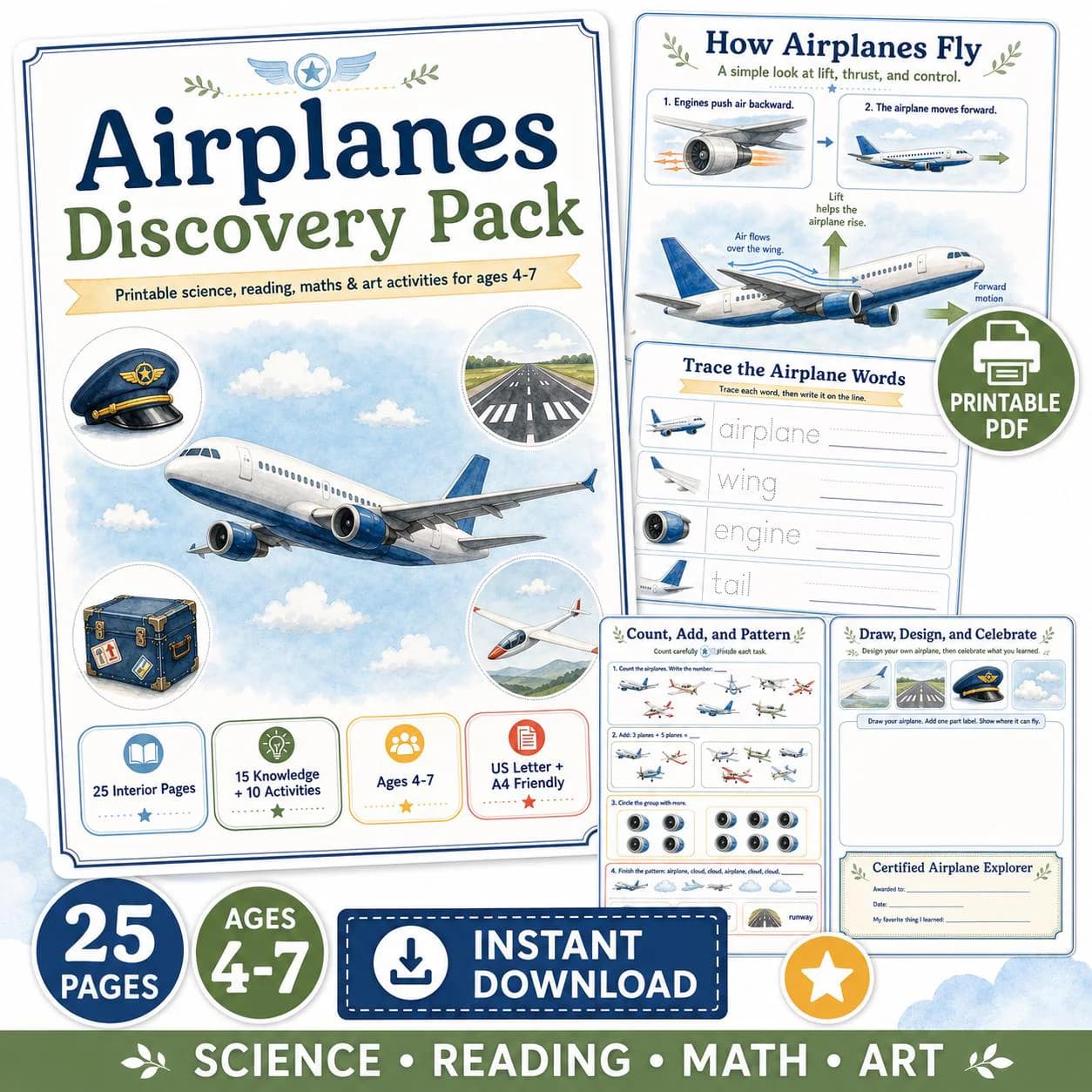 Airplane Discovery Pack