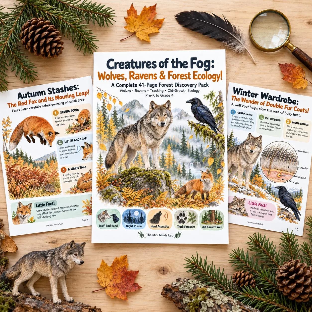 Creatures of the Fog: Wolves, Ravens & Forest Ecology