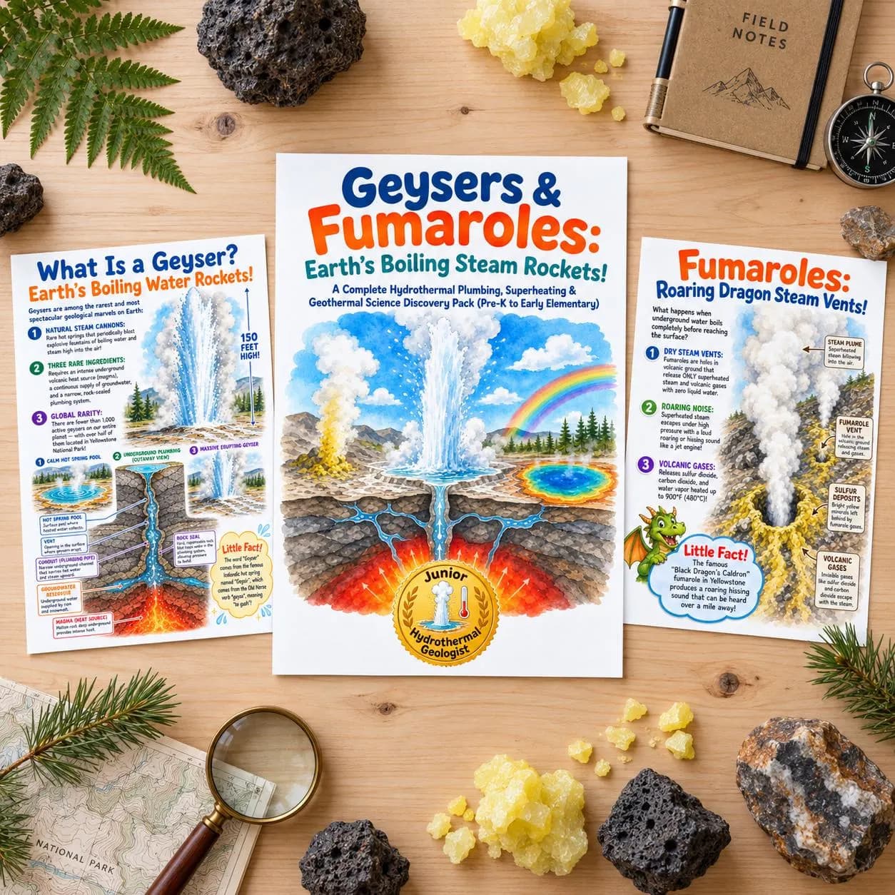 Geysers & Fumaroles