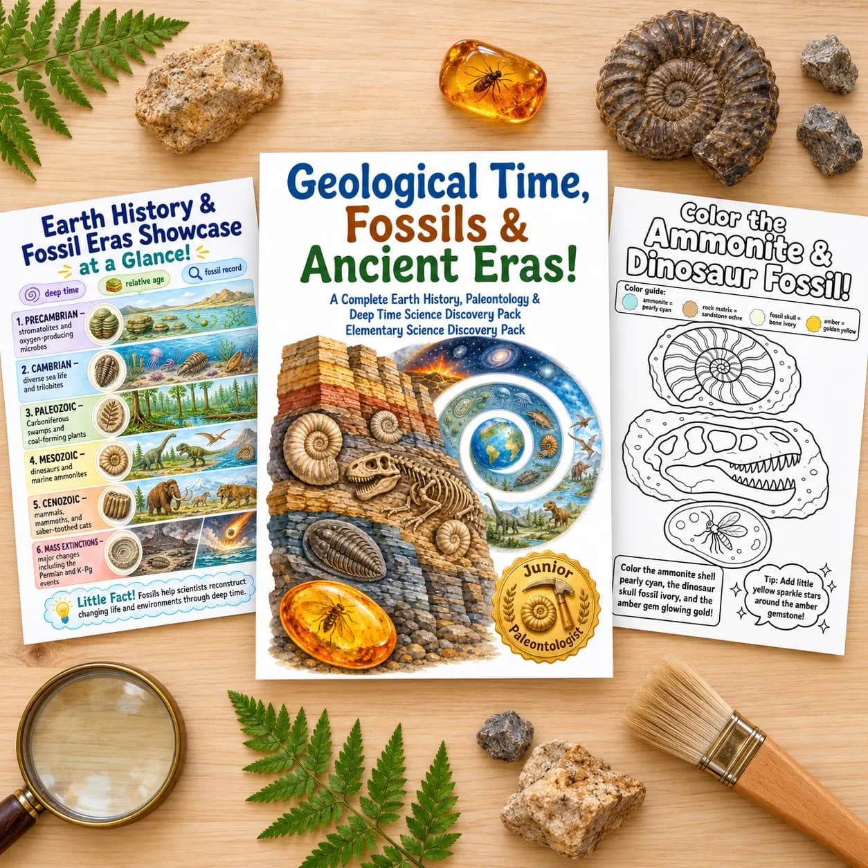 Geological Time, Fossils & Ancient Eras
