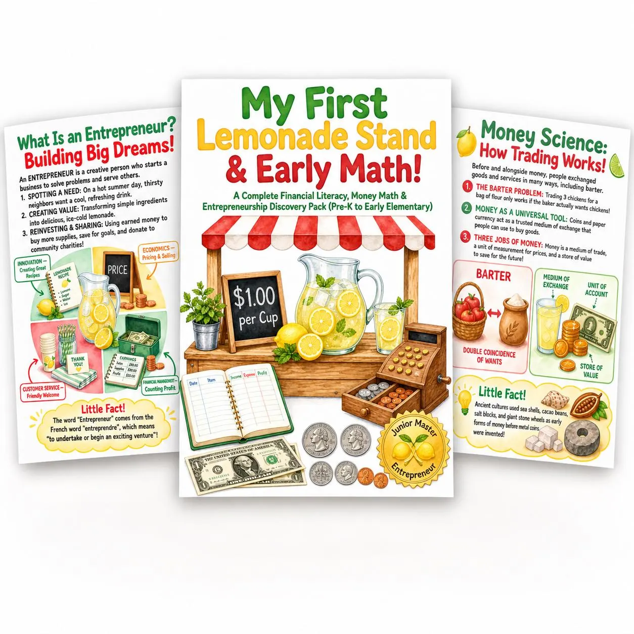 My First Lemonade Stand & Financial Literacy