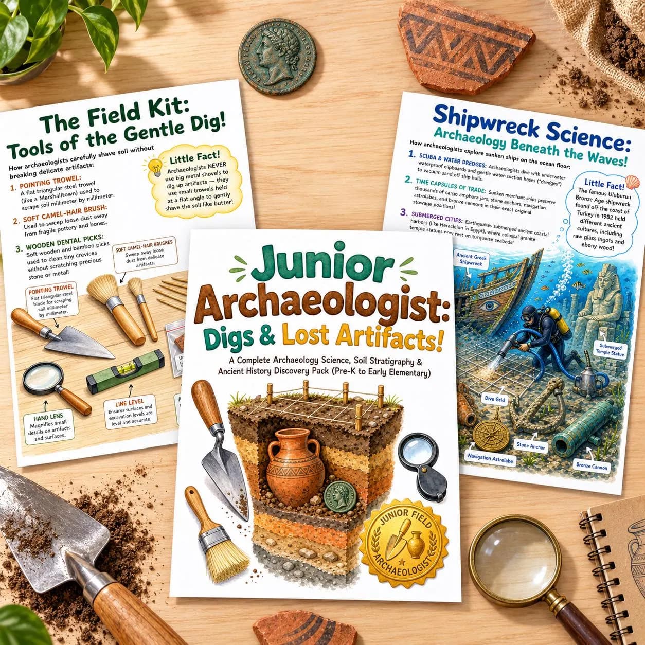 Junior Archaeologist Activity Pack