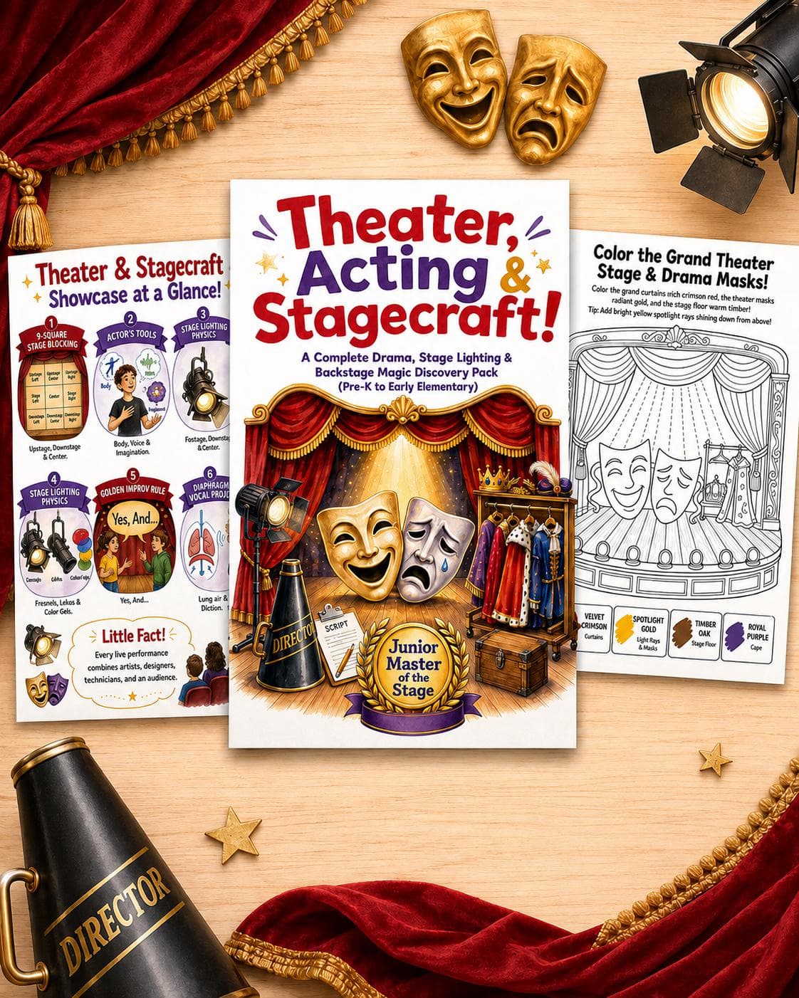 Theater Acting & Stagecraft Workbook