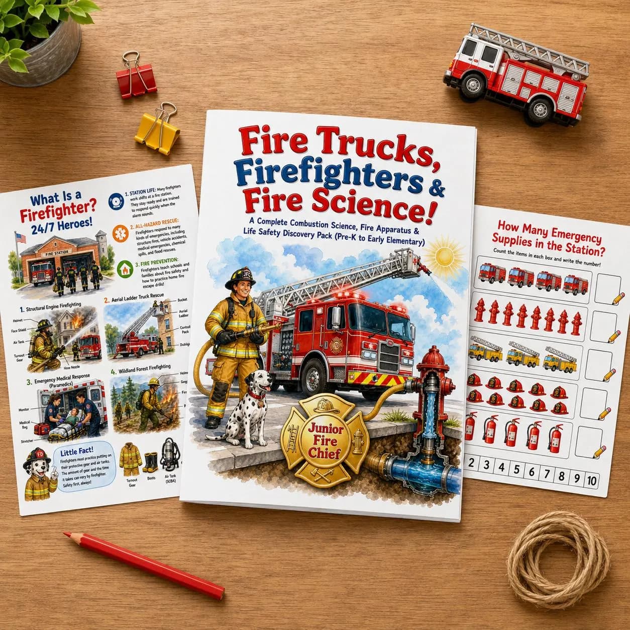 Fire Trucks, Firefighters & Fire Science