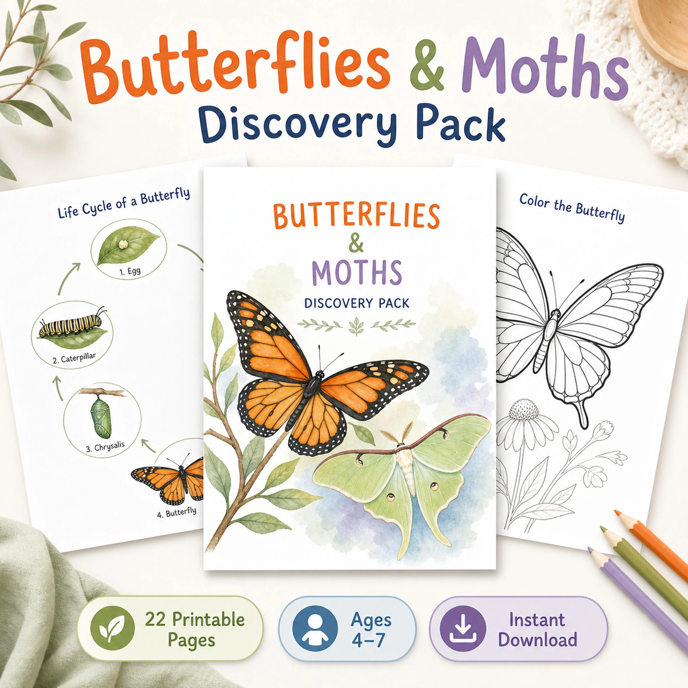 Butterflies and Moths Discovery Pack