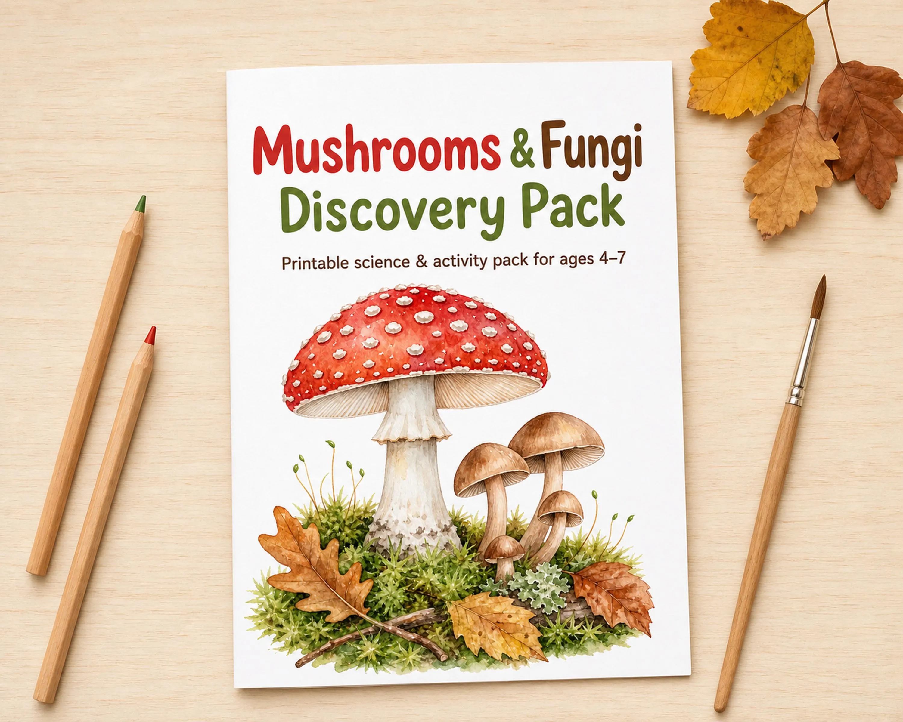 Mushrooms & Fungi Discovery Pack