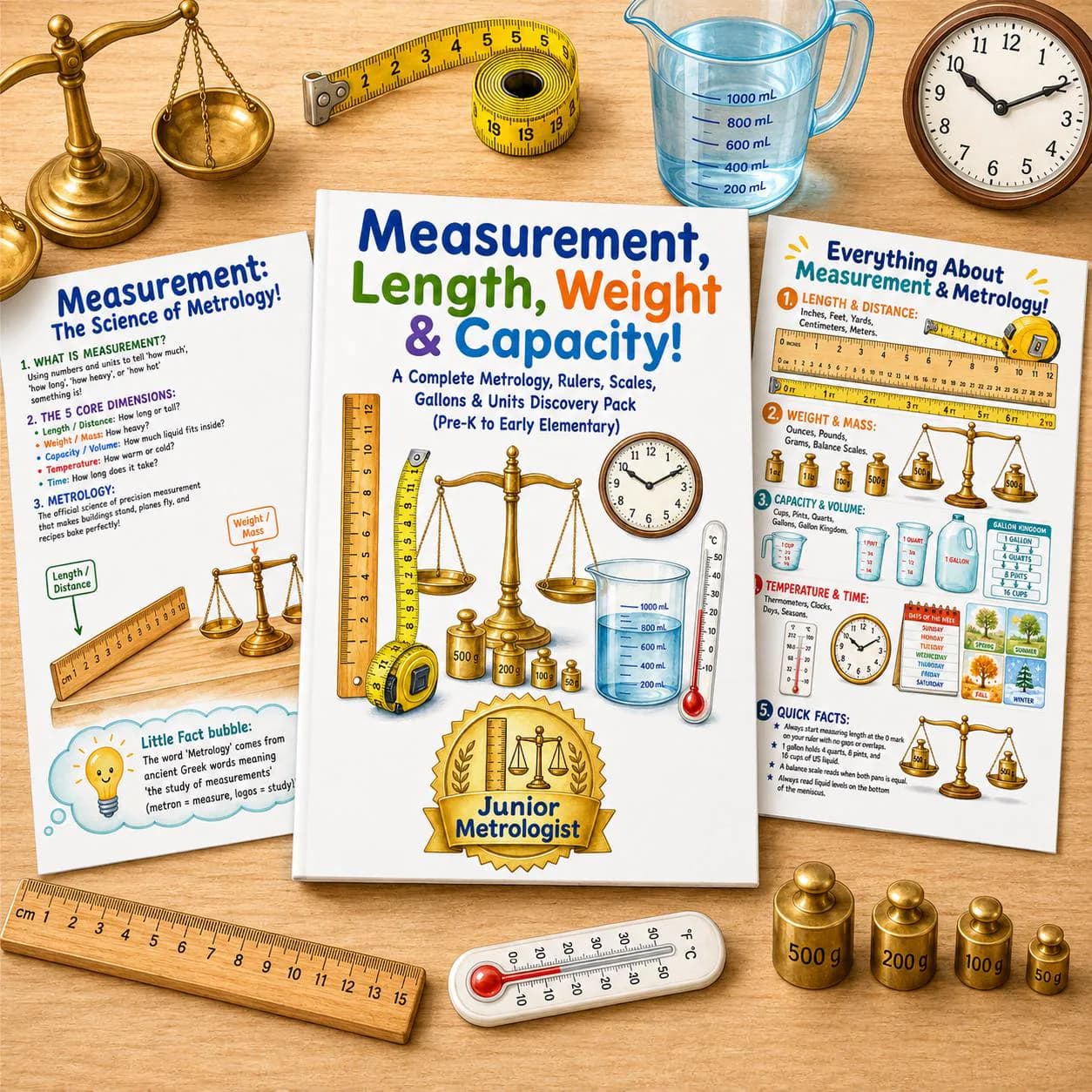 Measurement Worksheets for Kids