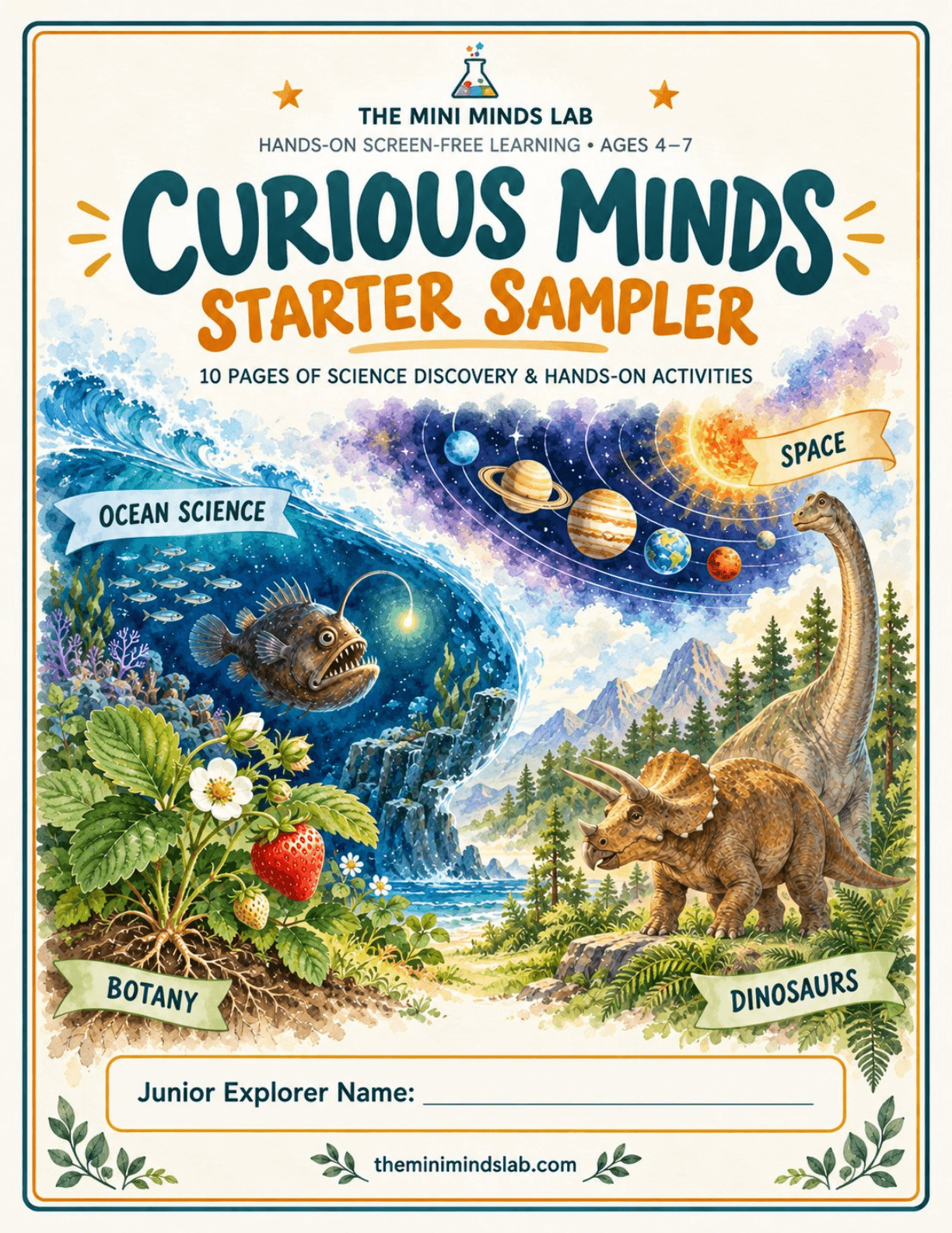 Curious Minds Starter Sampler Cover Preview
